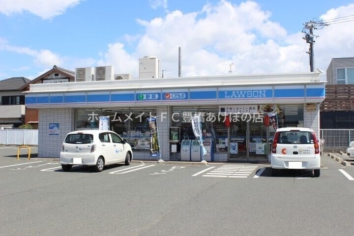 コンビニ　ローソン豊橋江島店（コンビニ）まで77m