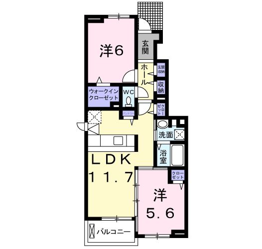 ラキ・オハナの間取り