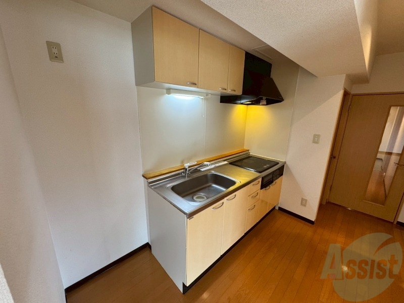 キッチン　清潔感がありお洒落なキッチンになっていました！