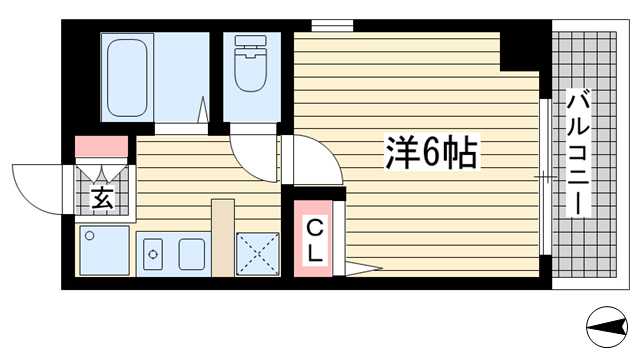 サンハウス御影本町の間取り写真