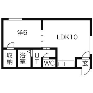 サニーハイツの間取り