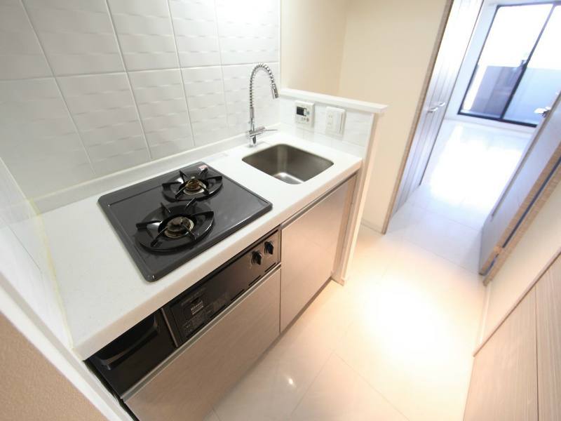 キッチン　システムキッチン（ガス2口コンロ）