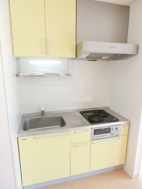 キッチン　コンロ付きのキッチンです