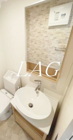 洗面設備　独立洗面台です。