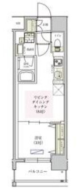 地下鉄谷町線 南森町駅 徒歩9分 12階建 築1年の間取り写真