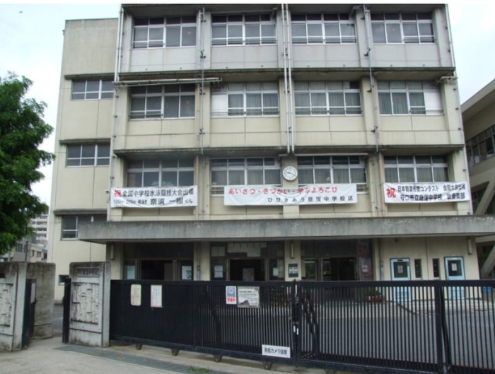 中学校　守口市立庭窪中学校（中学校）まで1200m