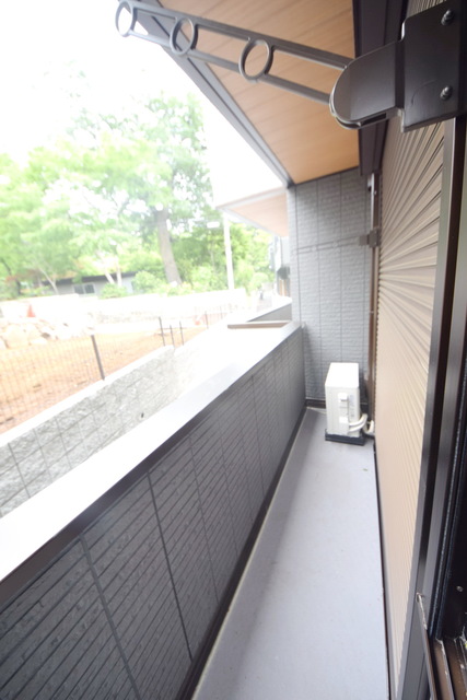 バルコニー　～今日は朝からお洗濯～