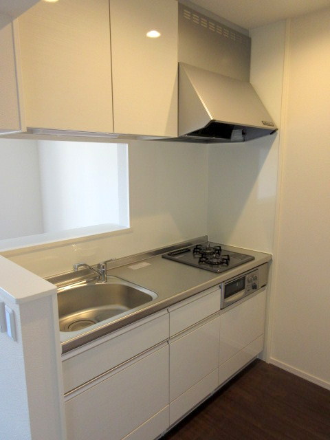 キッチン　★グリル付きガス２口システムキッチン★