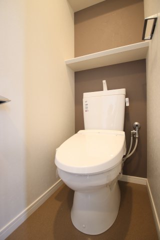 トイレ　ゆったりとした空間のトイレです