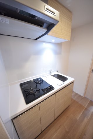 キッチン　エステムコート心斎橋central　2口ガスシステムキッチン