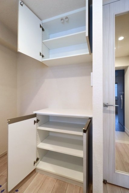 収納　ちょっとした収納スペースも充実しています