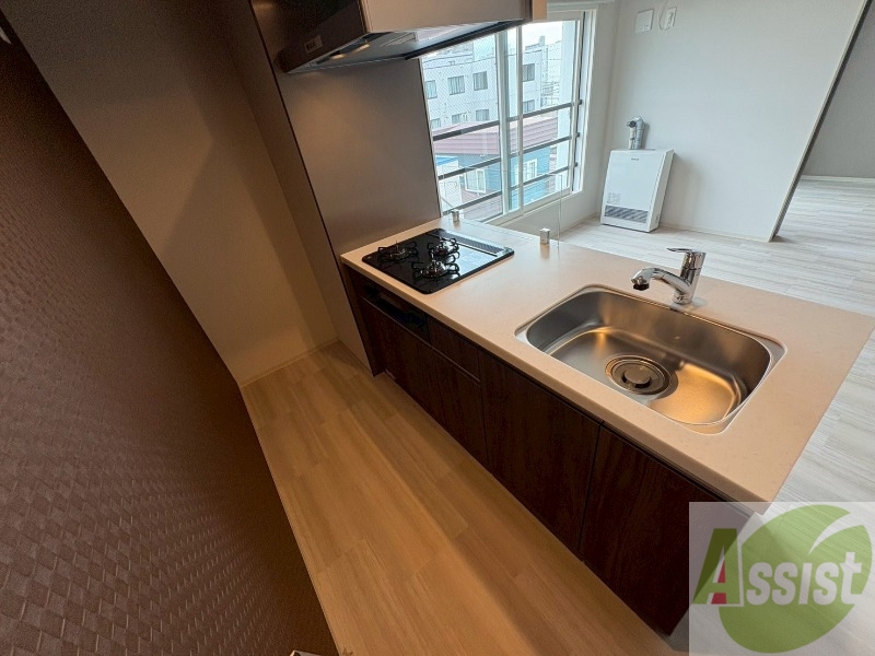 キッチン　システムキッチンなので、すぐお料理に使えます！