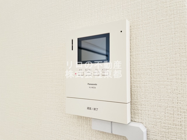 セキュリティ　訪問者が一目で分かるＴＶモニタ付インターホンです！