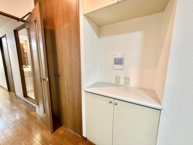 収納　リビング収納部分