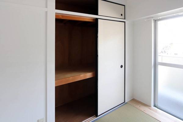 収納　モデルルームの写真です