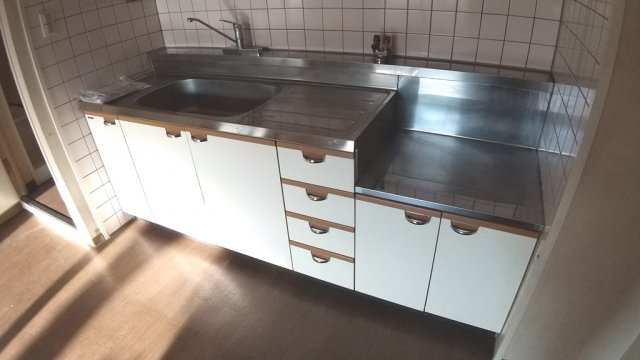 キッチン　ガスコンロ設置可！