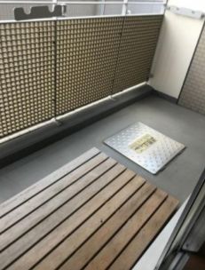 バルコニー　お洗濯にも便利なバルコニー付き