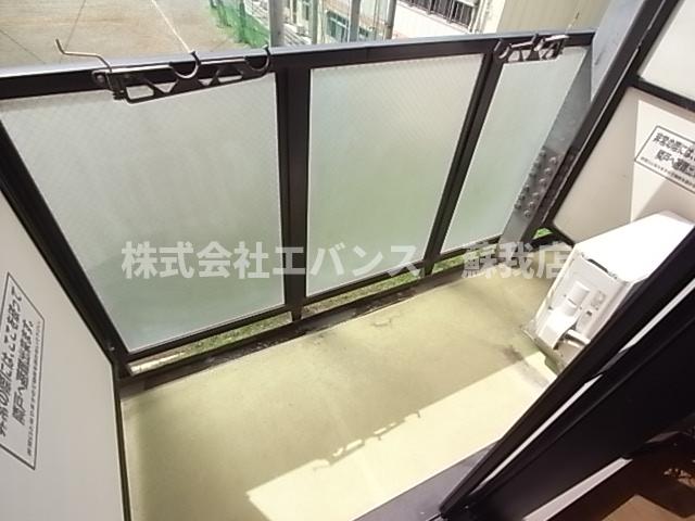 バルコニー　広々としたバルコニーです