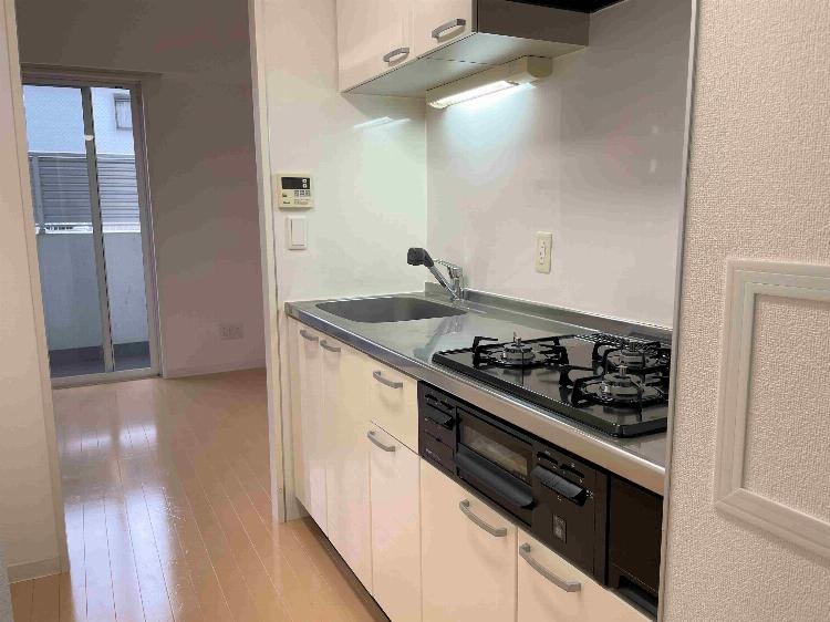 キッチン　ガス３口コンロキッチン♪