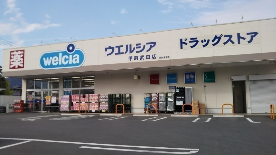 ドラックストア　ウエルシア甲府武田店（ドラッグストア）まで640m