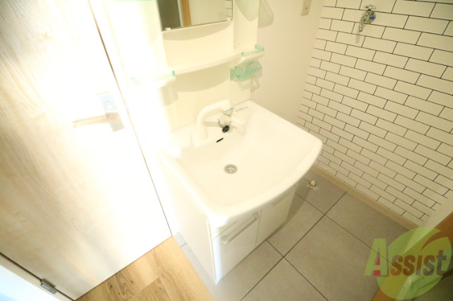 洗面設備　独立洗面台です。