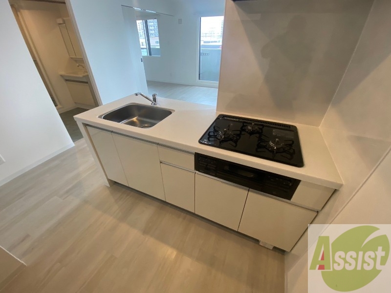 キッチン　システムキッチンなので、すぐお料理に使えます！