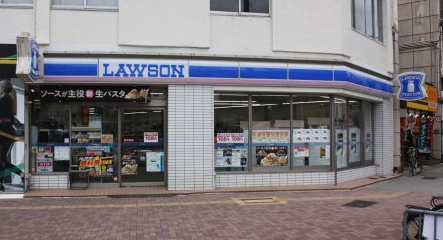 コンビニ　ローソン 鶴舞駅前店（コンビニ）まで130m