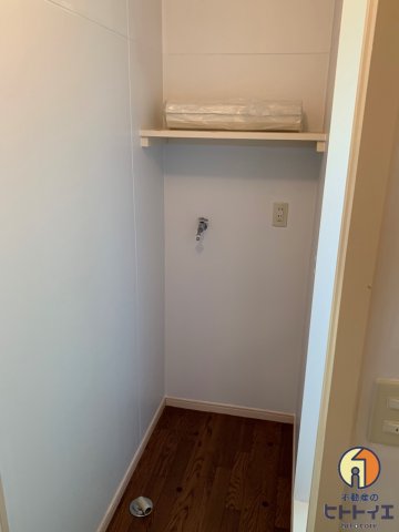 洗面設備　スペースが確保できる洗面所です