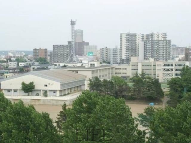 中学校　札幌市立信濃中学校（中学校）まで565m