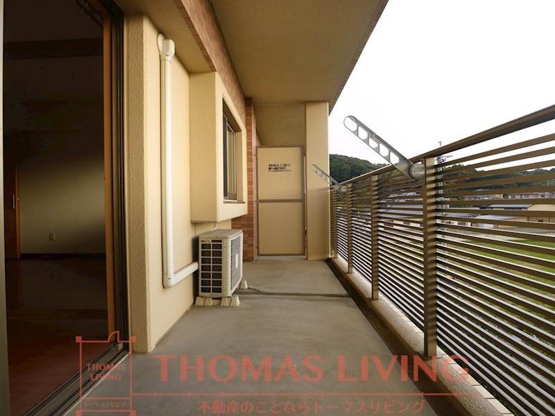 バルコニー　写真は別号室です。