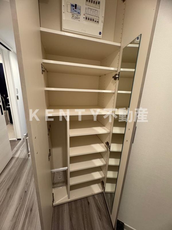 収納　十分な収納スペースがあります