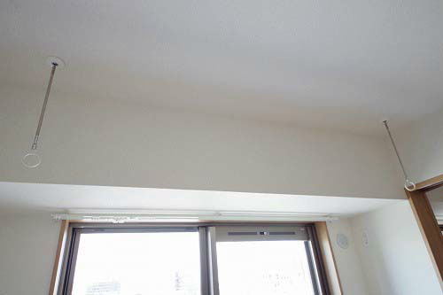 その他設備　室内物干し