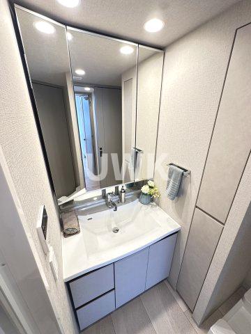 洗面設備　同じ間取りのモデルルームです