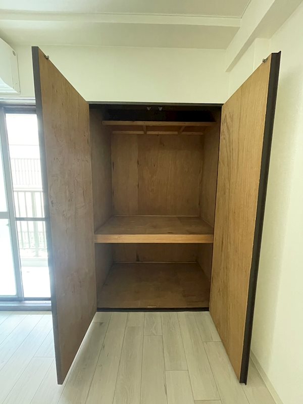 収納　※別号室の写真です。（実際のお部屋とは異なります）
