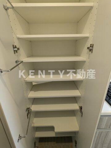 収納　大きなスペースがあり、収納には困りません