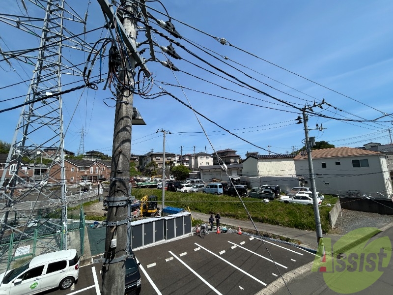 眺望　眺望になりますが、目の前には建物もなく、陽当たり良好です。
