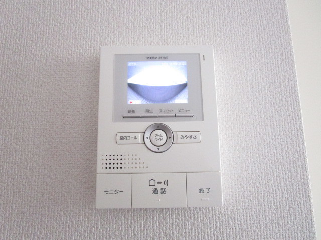 セキュリティ　安心のモニタ付きインターホン