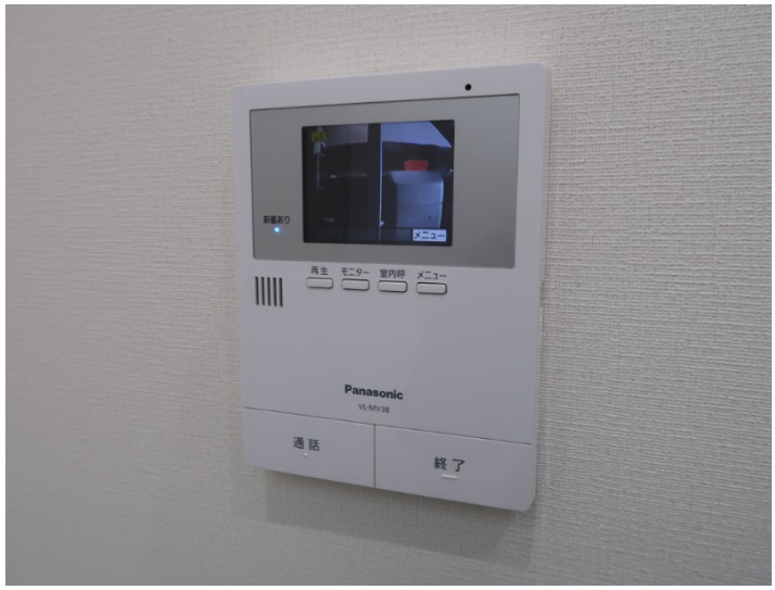 セキュリティ　モニター付きインターホンです