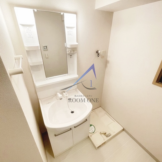 洗面設備　洗面台です。