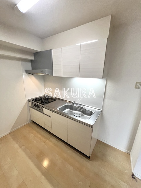 キッチン　自炊をされる方に嬉しい3口コンロ♪