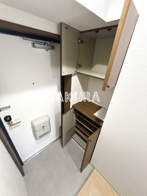 玄関　大容量のシューズボックス♪