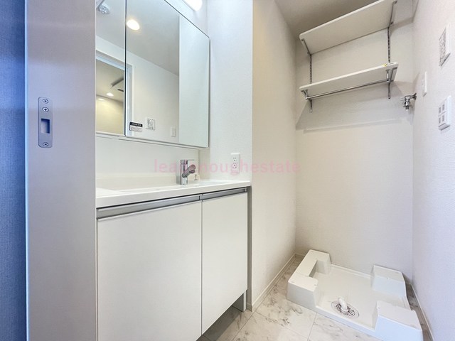 洗面設備　同施工例