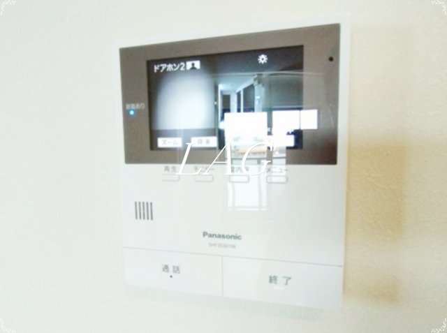 セキュリティ　モニター付きインターホンです。