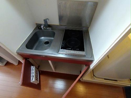 キッチン　シングルレバー設置