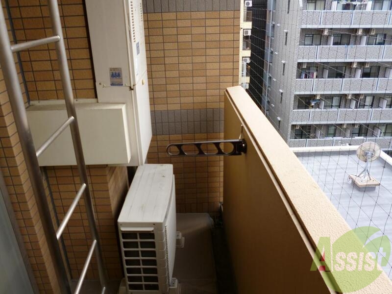 バルコニー　通風良好です