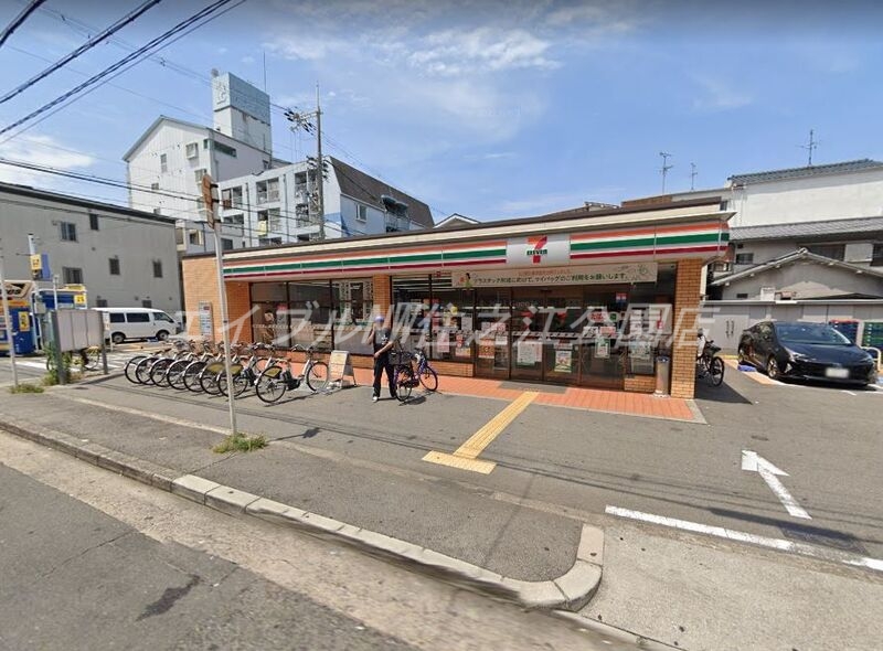 コンビニ　セブンイレブン大阪中加賀屋3丁目店（コンビニ）まで470m