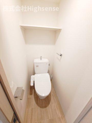 トイレ　ゆったりとした空間のトイレです