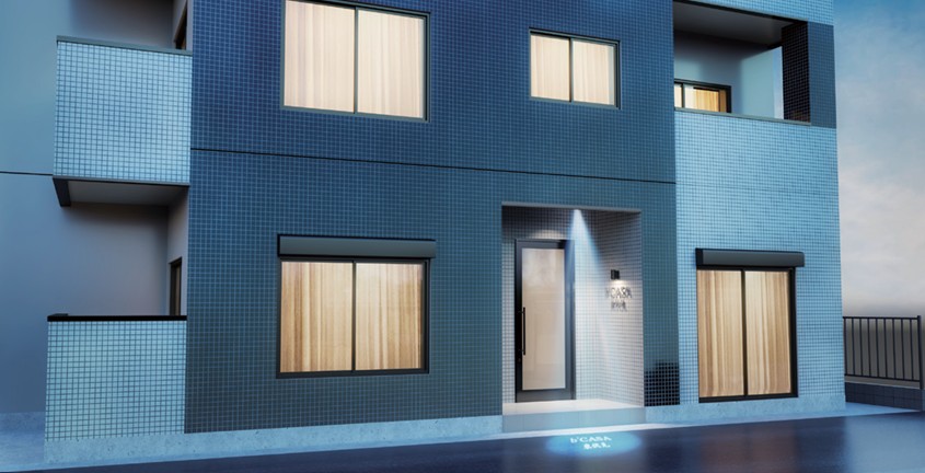 エントランス　「b’CASA東伏見」
