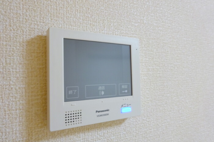セキュリティ　モニター付きインターホンです
