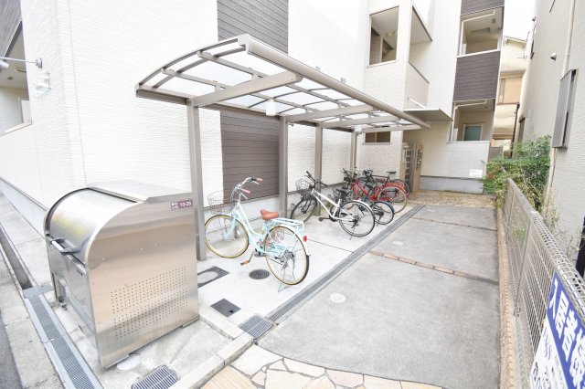その他共有部分　自転車はこちらに置けます
